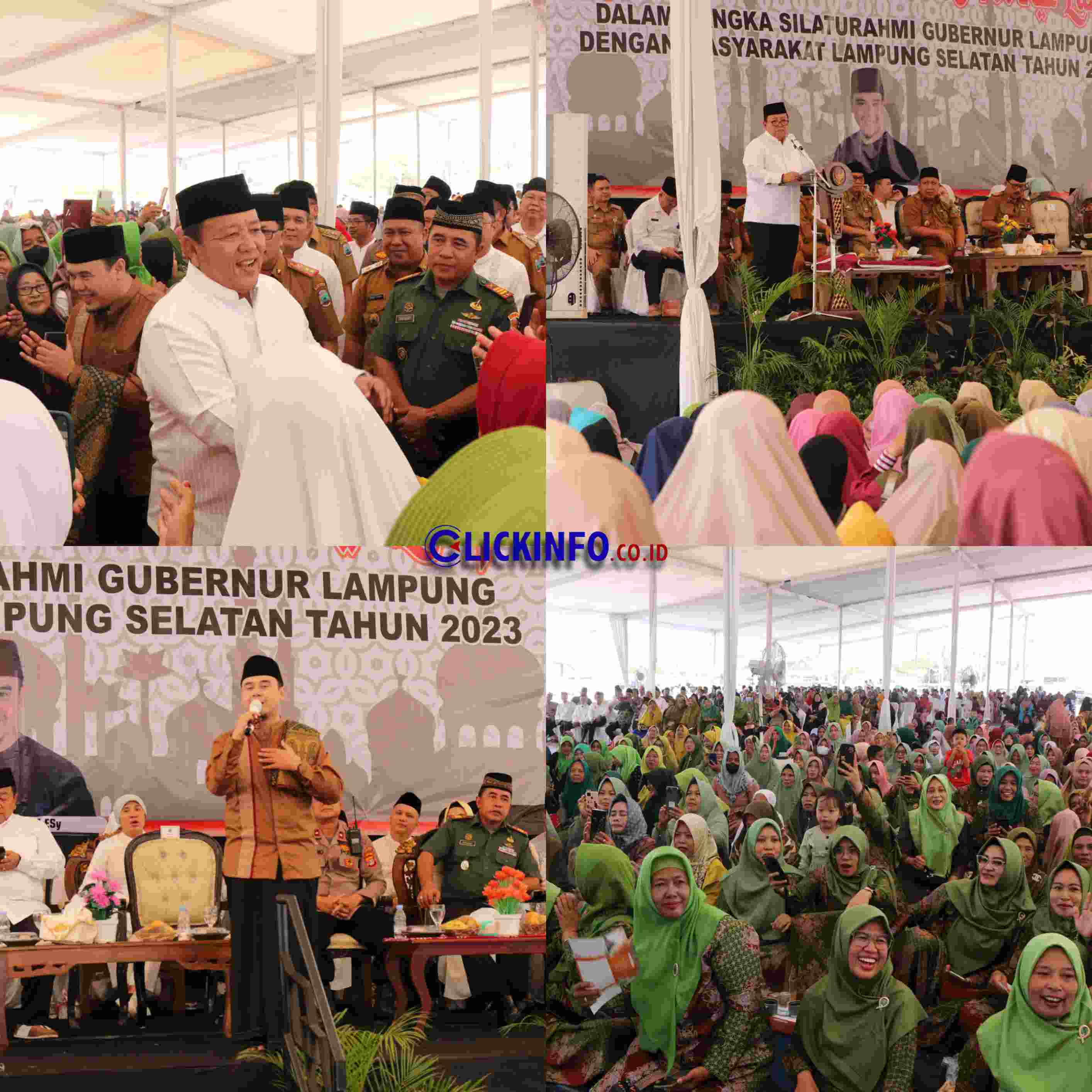 Pemerintah Provinsi Lampung Menggelar Pengajian Akbar Di Kabupaten Lampung Selatan