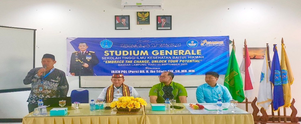 STIKes Baitul Hikmah, Sukses Gelar Stadium Generale dengan Tema “Embrace The Change, Unlock Your Potential”