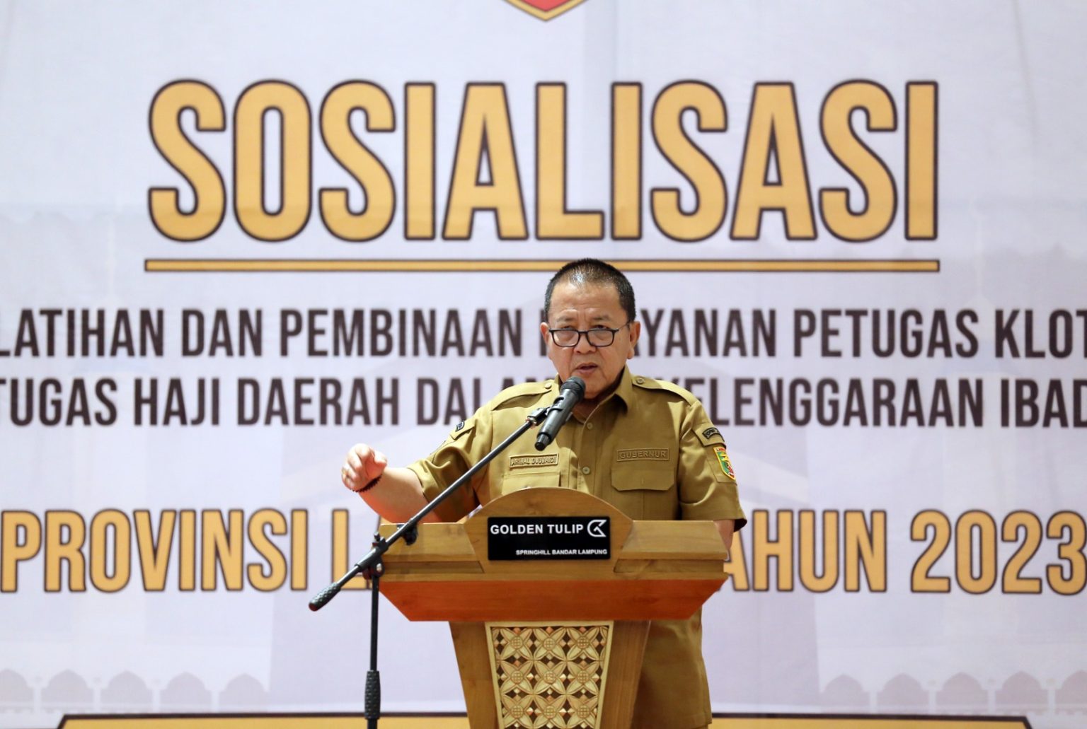 Gubernur Arinal Minta Berikan Pelayanan Optimal kepada Seluruh Jemaah Haji