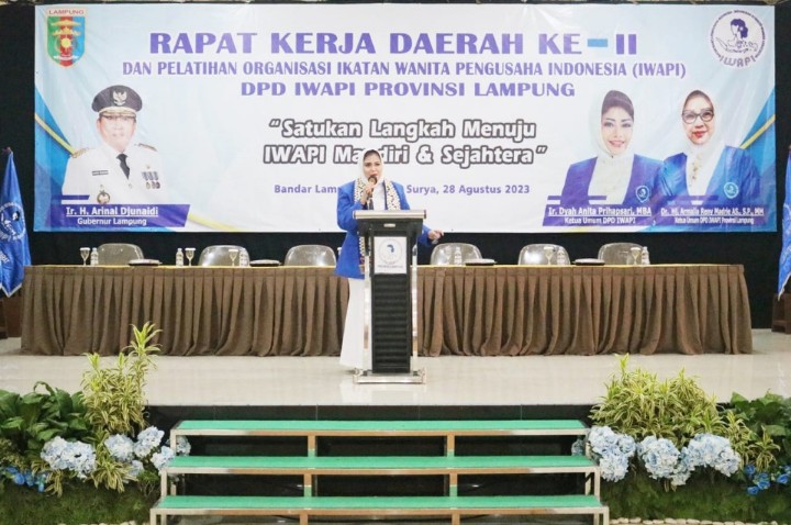 Rakerda IWAPI Lampung Ke-II, Momen UMKM Wanita untuk Bangkit dan Mandiri