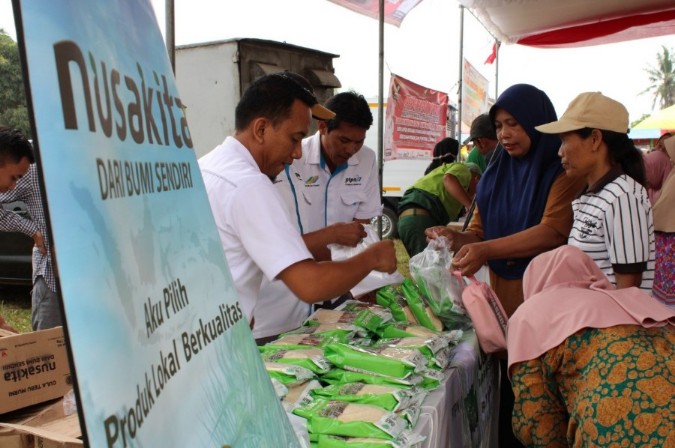 Gula Nusakita Dijual Rp13 Ribu/Kg di Pasar Murah Lamsel