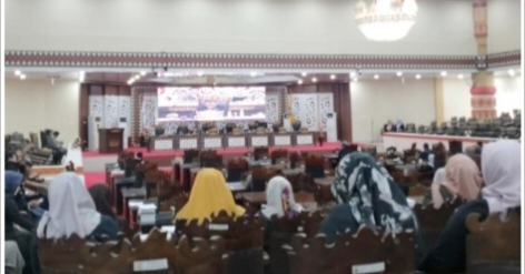 Wakil Walikota Hadiri Sidang Paripurna Penetapan Propemperda Tahun 2024, Di Ruang Sidang Paripurna DPRD Kota Bandar Lampung