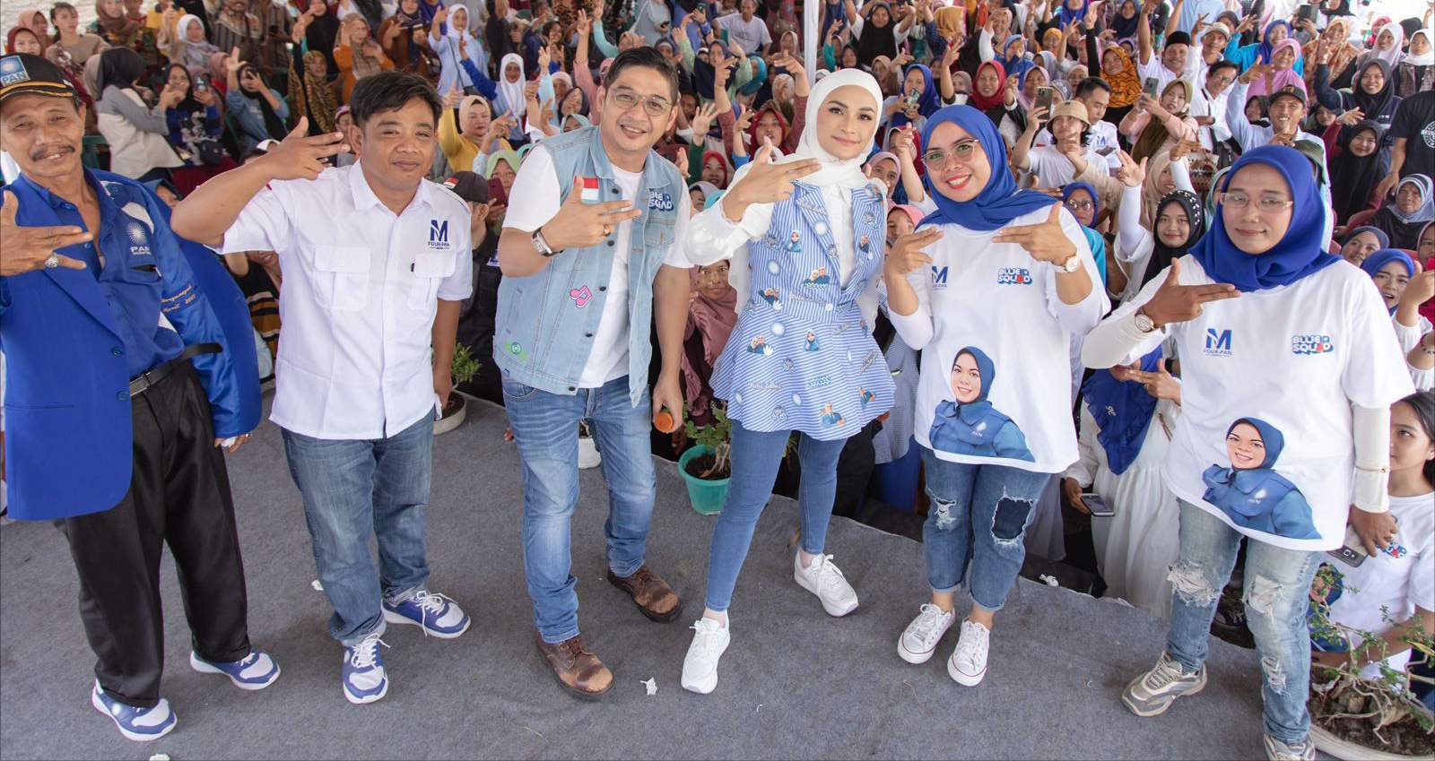 Kampanye Riang Gembira, Putri Zulkifli Hasan Undang Pasha Ungu