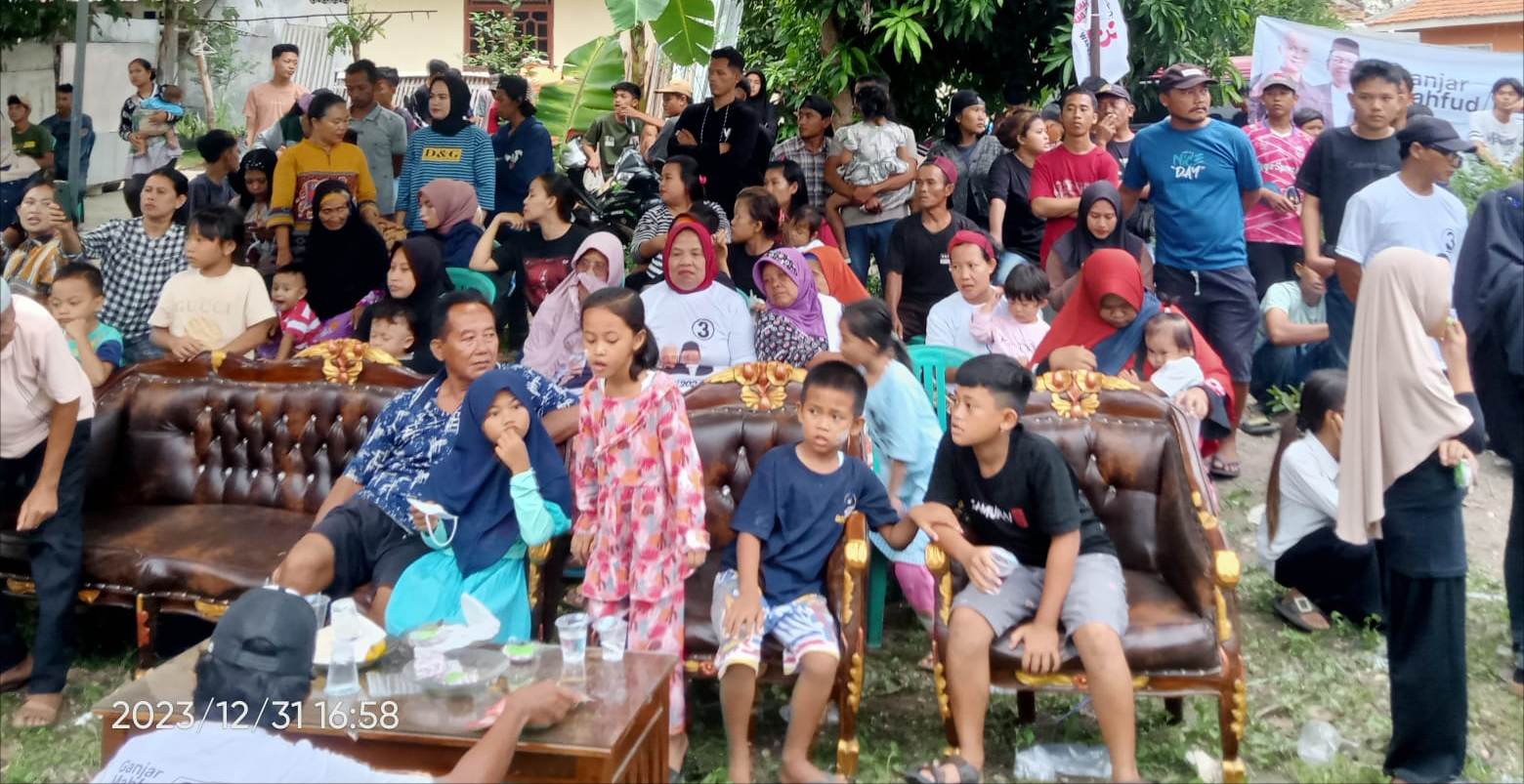 Relawan Dulur Ganjar Pranowo Gelar Acara Kuda Lumping, Masyarakat Merak Batin Antusias