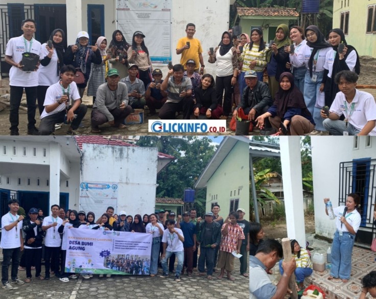 Mahasiswa KKN UNILA Sosialisasi dan Demonstrasi Budidaya Apotek Hidup, Pembuatan Pupuk Organik Cair dan Pestisida Nabati