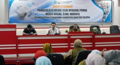 Pemkab Lampung Selatan Gelar Brainstorming Penguatan Media Rilis Internal, Dorong Komunikasi Digital yang Efektif
