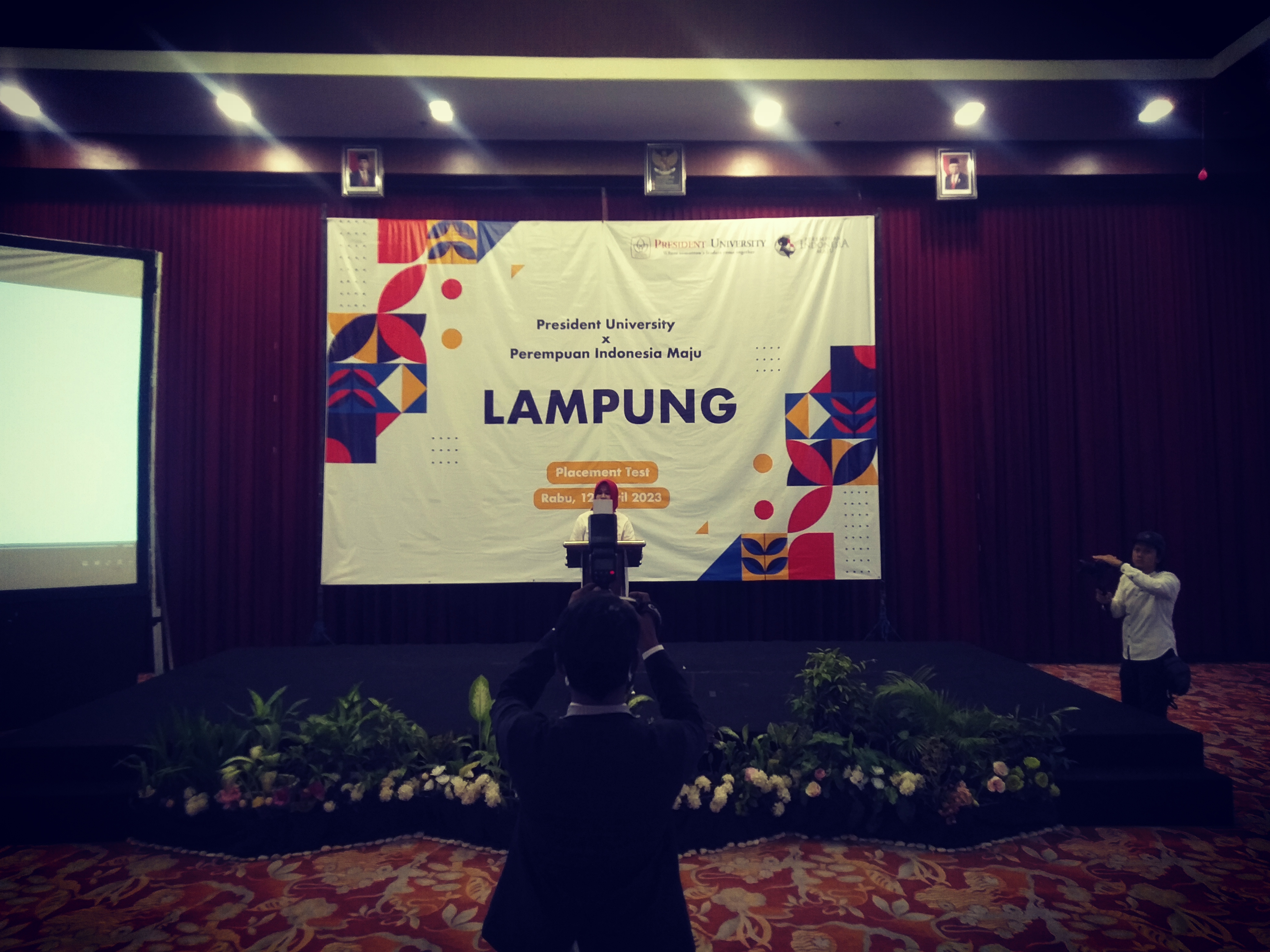 Placement Test & Parents Gathering PMB President University, PIM Lampung: "Selamat Berjuang Anak-Anakku Sayang"