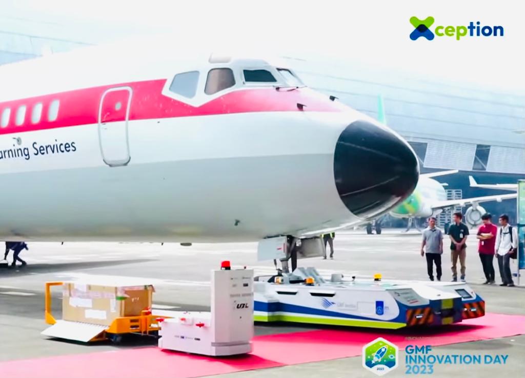 Keren! Produk Canggih AGV Karya Tim UBL Tampil di GMF Innovation Day 2023