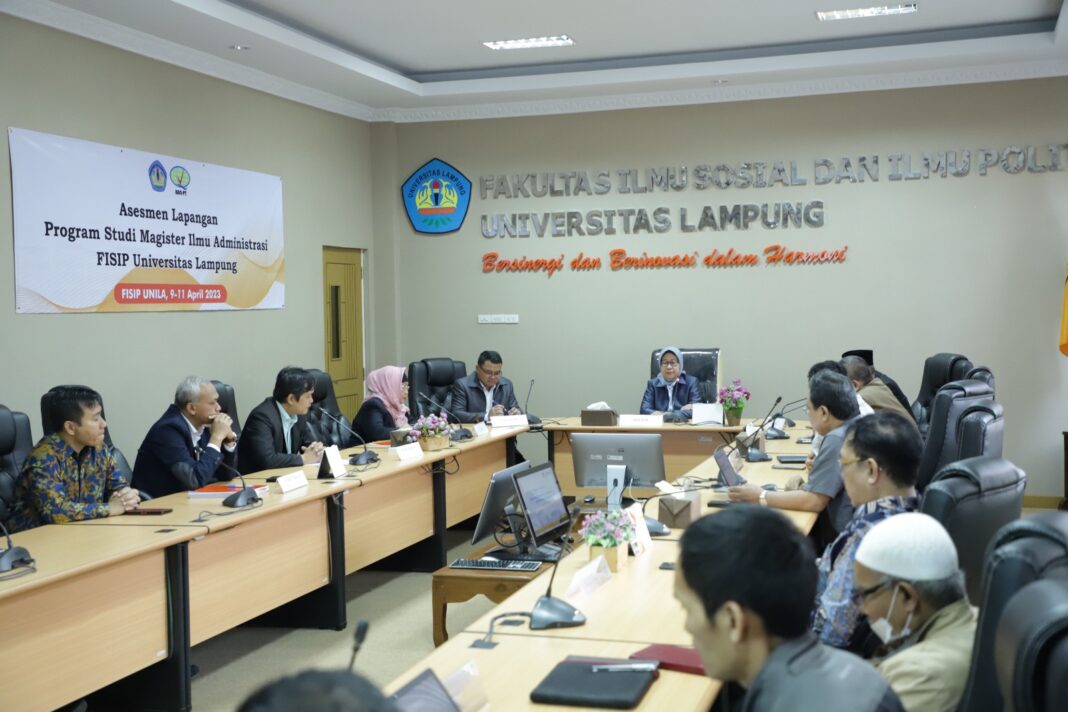 Rektor Universitas Lampung Buka Asesmen Lapangan BAN-PT Prodi Magister Ilmu Administrasi