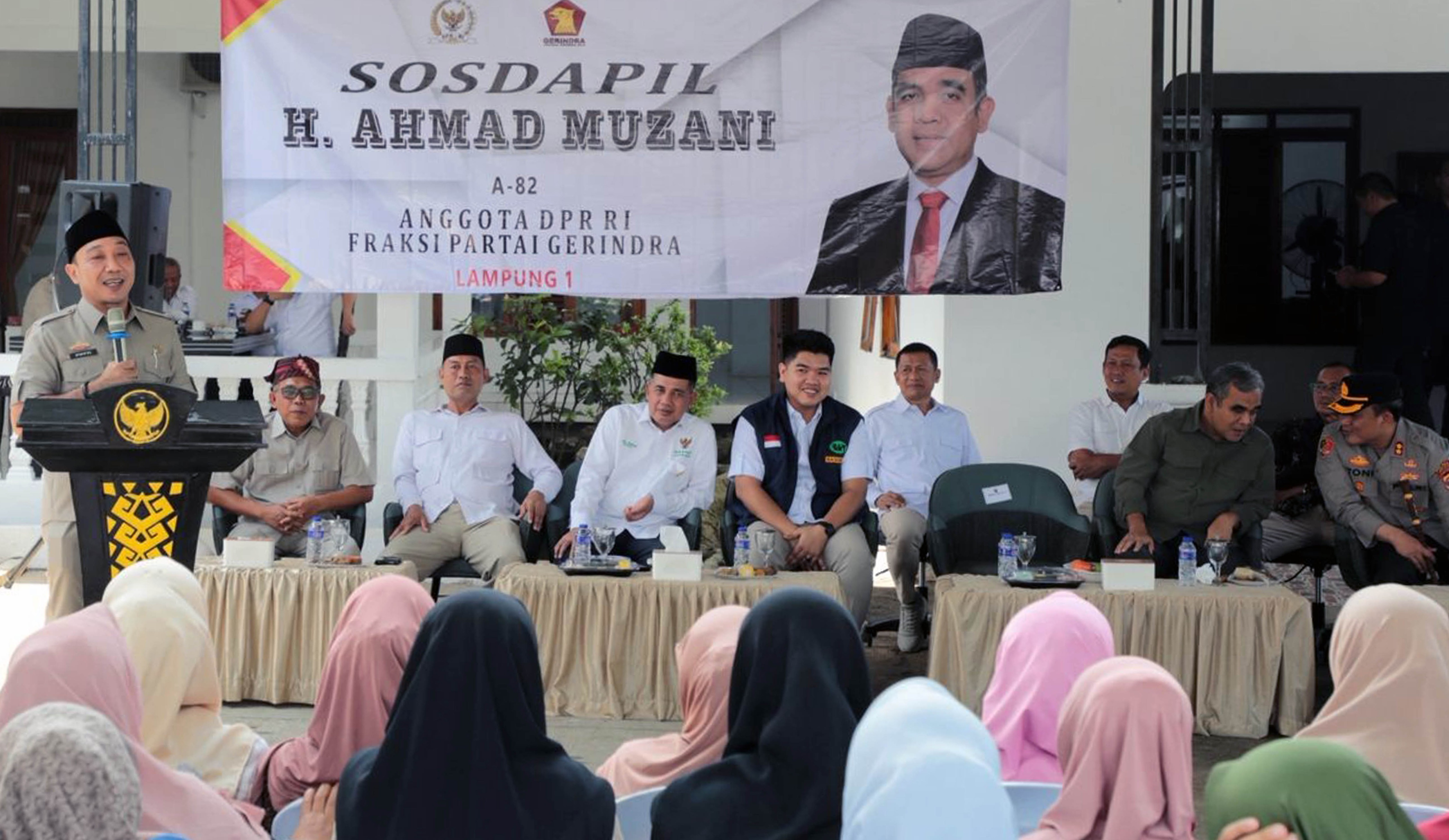 Ketua MPR RI Ahmad Muzani Dorong Penguatan UMKM di Lampung Selatan