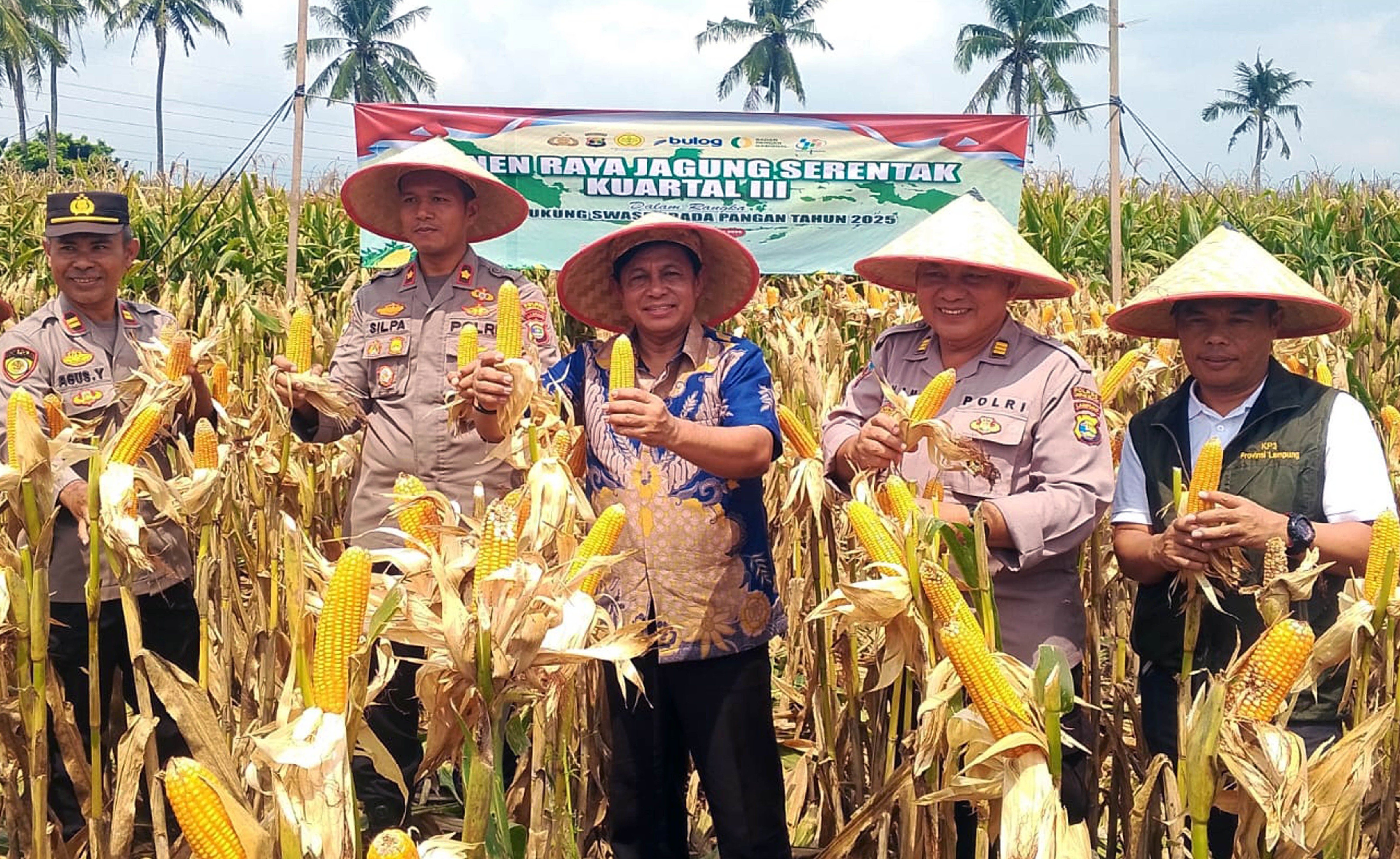 Sinergi Polri dan Pemda Lampung Selatan Sukseskan Program Sasembada Pangan Nasional