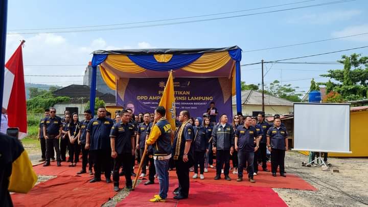 Dilantik Jerry Sambuaga, Avicenna Pimpin AMPI Lampung 2023-2028, Ketua KNPI Hadir