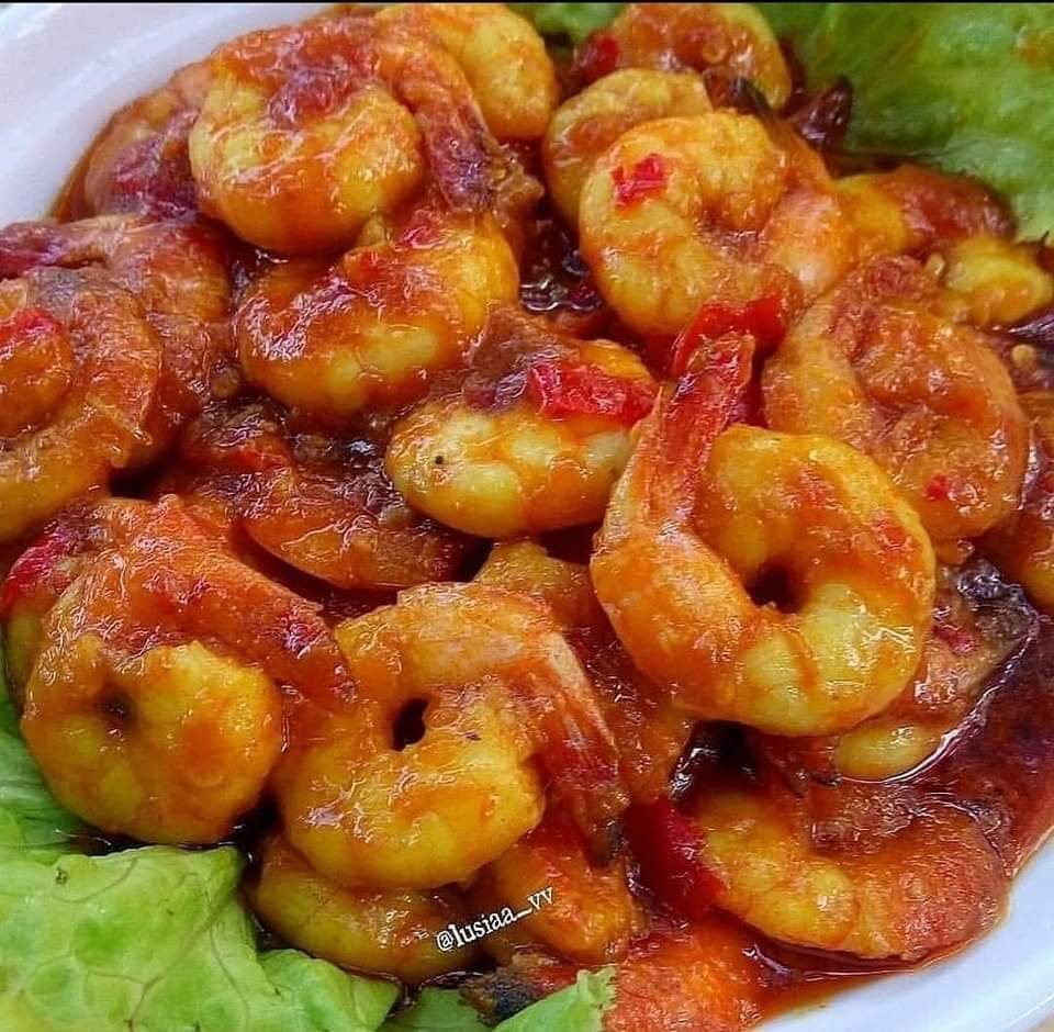 Resep Udang Goreng Asem Pedas yang Enak dan Lezat