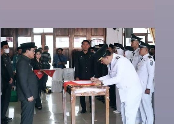 159 Pejabat Metro Dilantik dan Diambil Sumpah oleh Walikota Metro