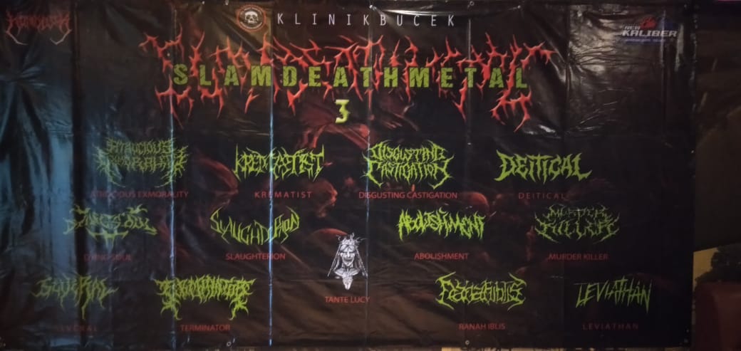 SLAM DEATH METAL #3 at Cafe Kaliber Gempur Kota Tua Jakarta