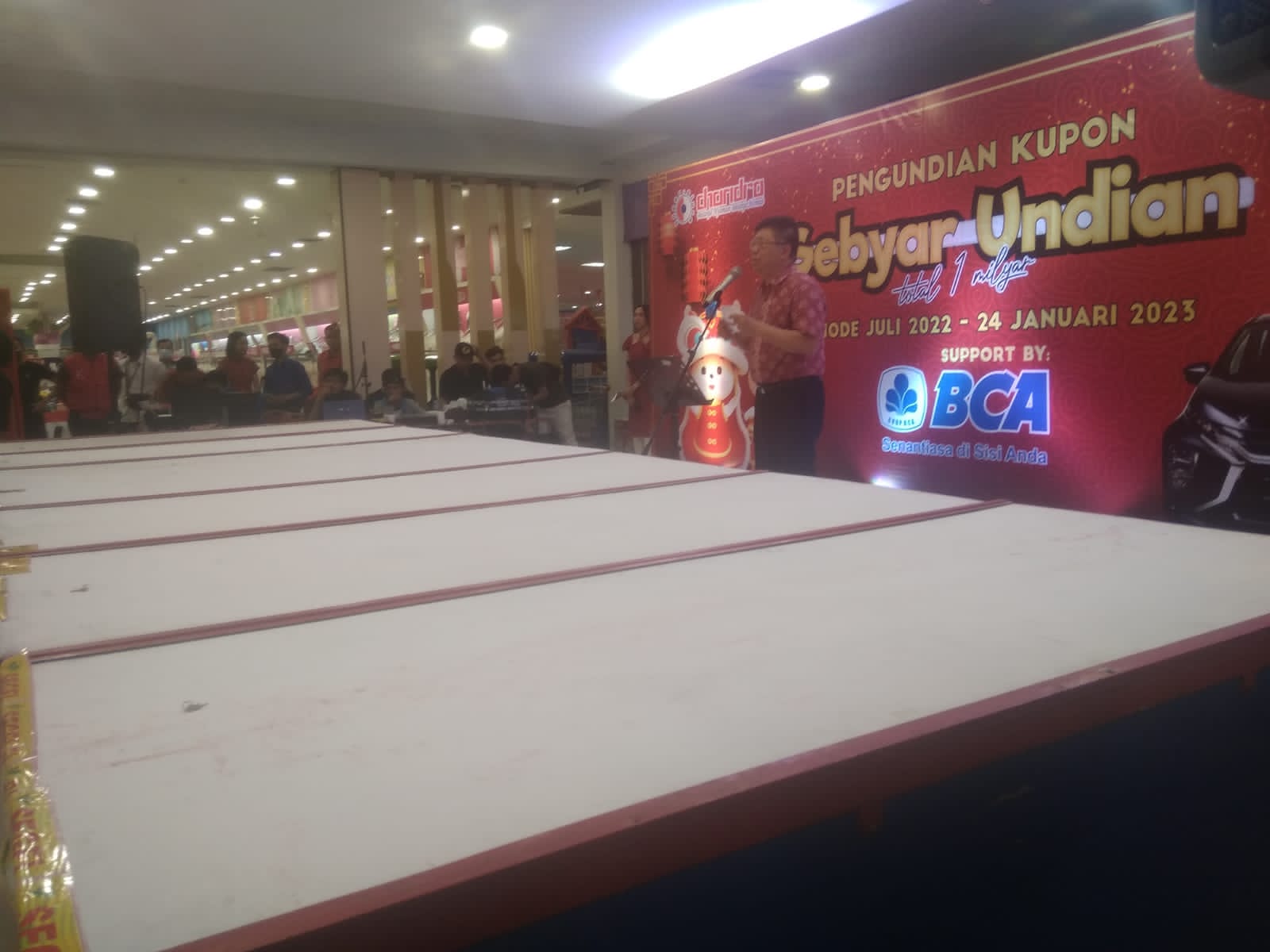 Dua Juta Kupon Terhimpun di Undian Chandra Superstore Tanjung Karang