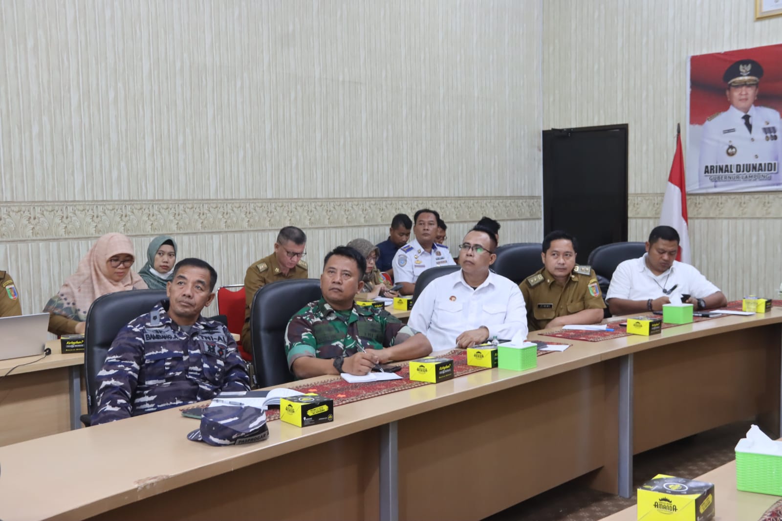 Pemprov  Lampung  Mengikuti Rapat Koordinasi Pengendalian Inflasi Daerah Bersama Mendagri
