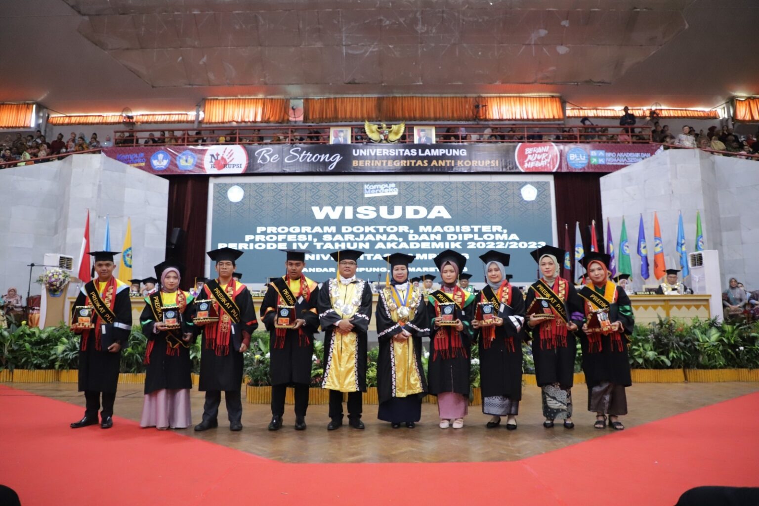 1.103 Lulusan Universitas Lampung Ikuti Prosesi Wisuda Periode IV