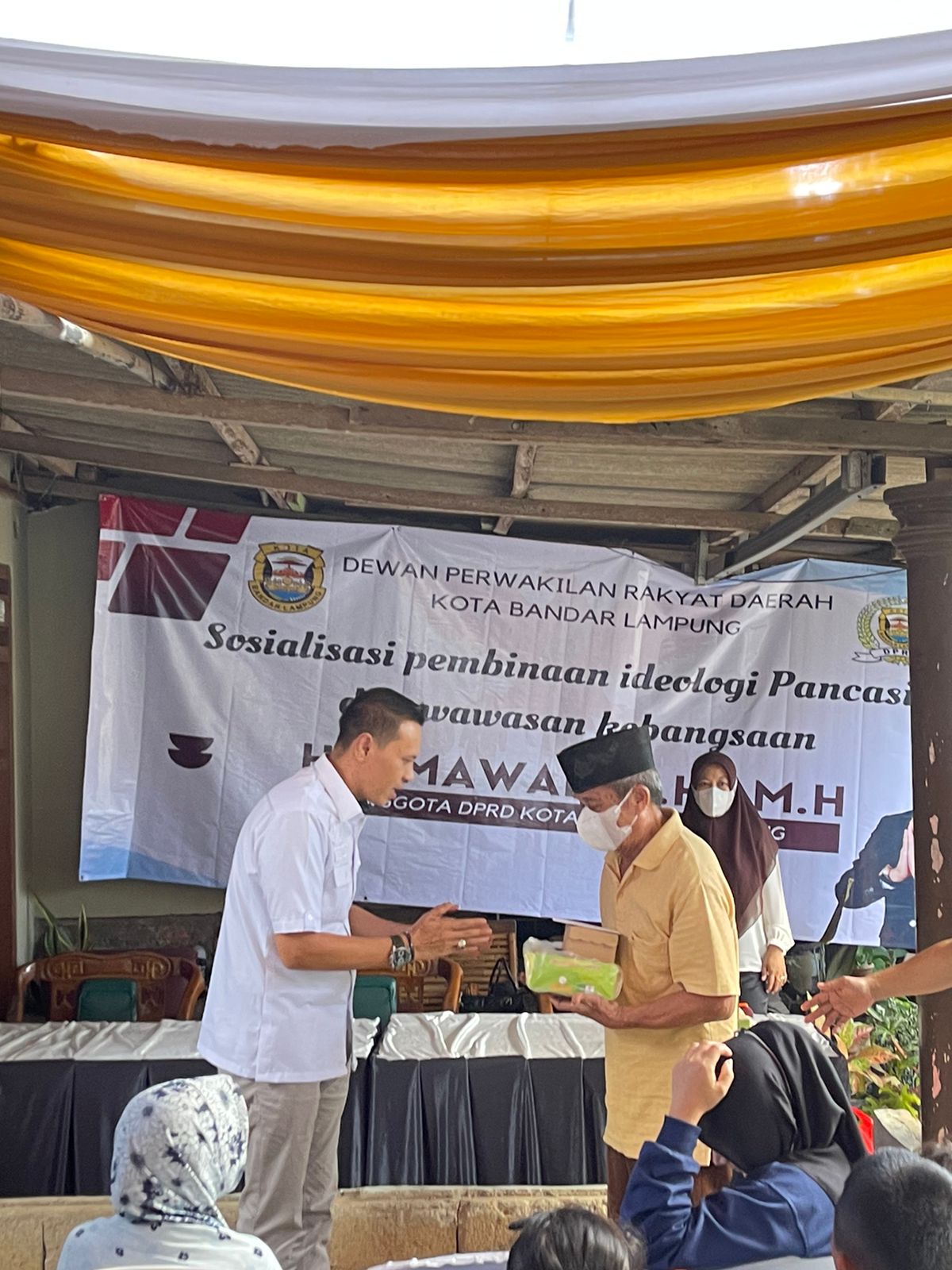 Sosialisasikan IPWK, Anggota DPRD kota Bandarlampung Hermawan Ajak Masyarakat Jaga Persatuan