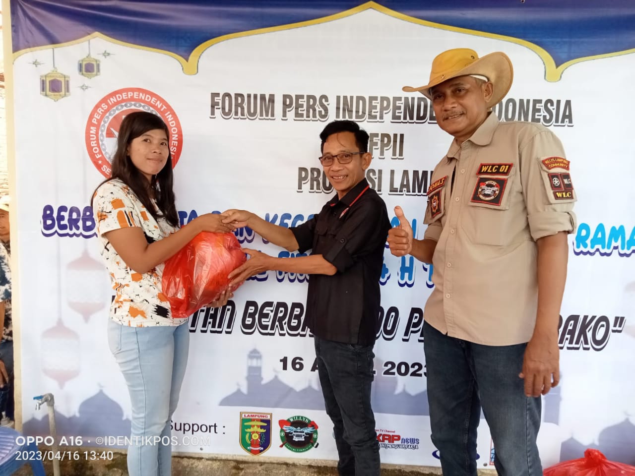 FPII Lampung Bagikan 1000 Paket Sembako di penghujung Bulan Suci Ramdhan 1444 H