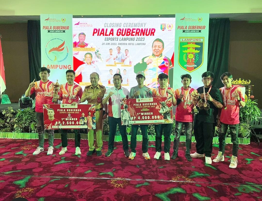 Esport Lampura Menjadi Juara Umum dalam Ajang Lomba Piala Gubernur Esport Lampung 2023