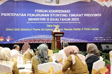 Wagub Chusnunia Optimistis Target Penurunan Stunting di Provinsi Lampung Capai 10% di Tahun 2024