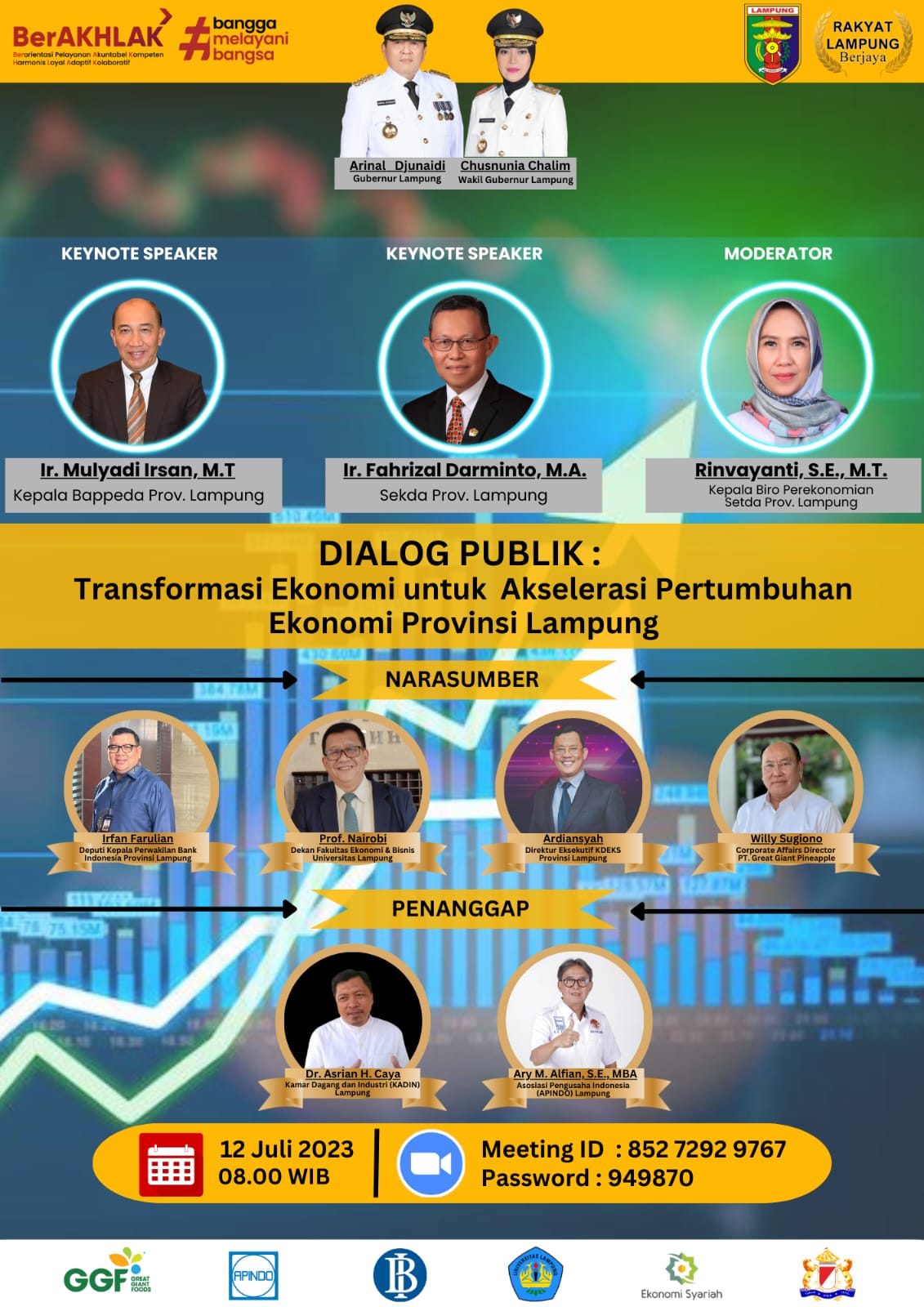 Akselerasi Tumbuhkan Ekonomi Lampung, Ary APINDO: Mana Yang Bisa Cepat, Mana Yang Butuh Waktu, dan Perlu Sinergitas