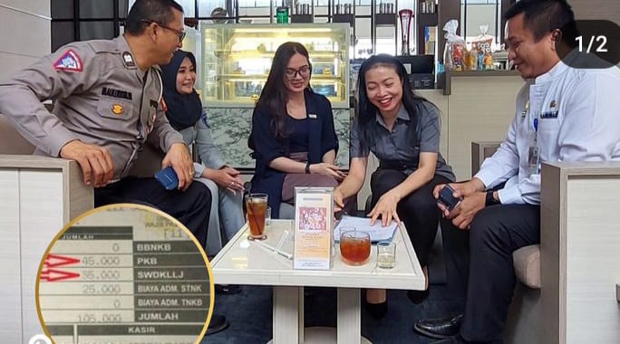 Samsat Palembang IV, Jasa Raharja Dan Satlantas Palembang Melakukan Kerjasama Dengan Hotel Harper Palembang