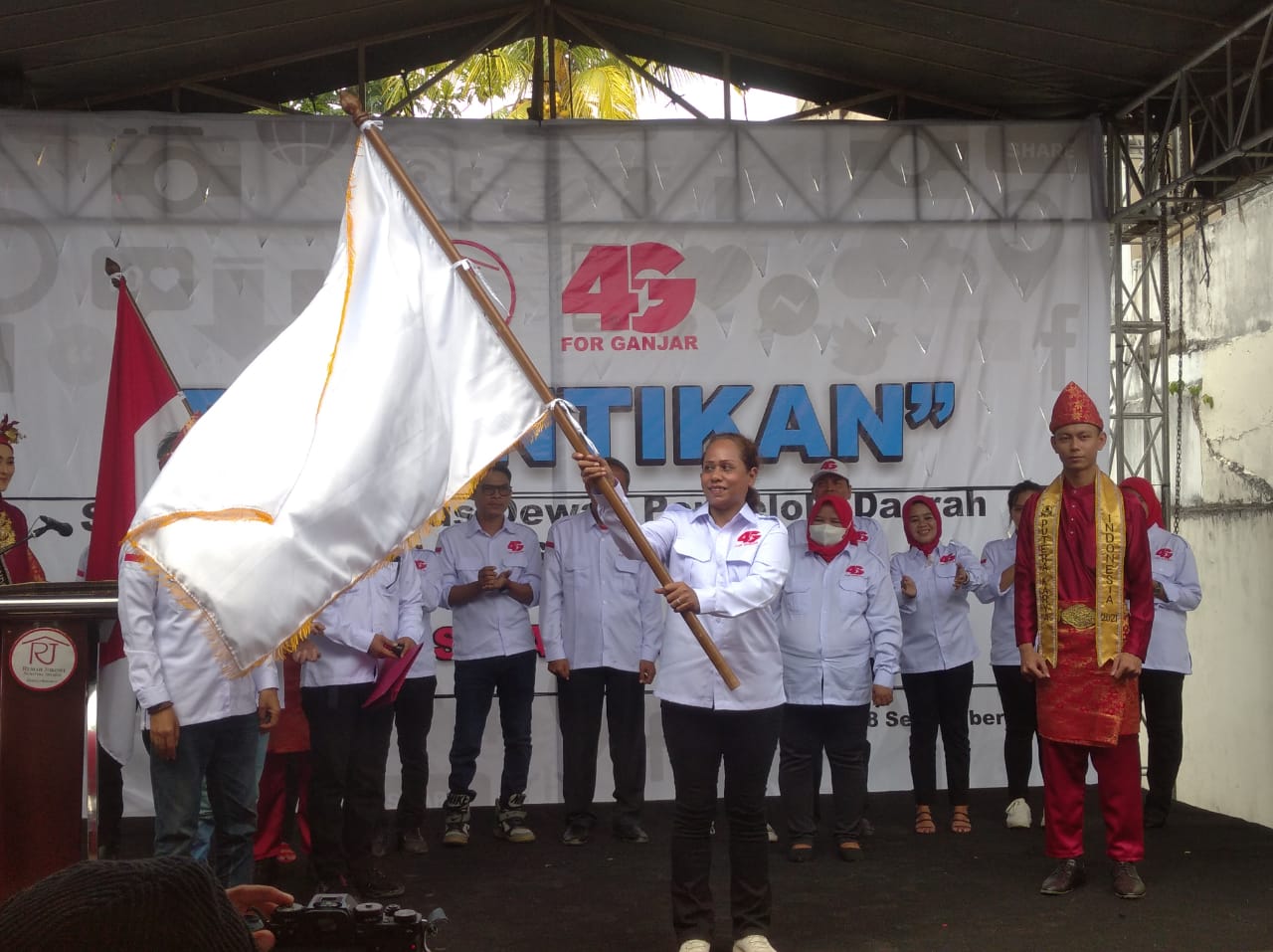 Pelantikan Pengurus Dewan Pengelola Daerah Rumah Jokowi Dan Peresmian Kantor DPD Jokowi Sumsel