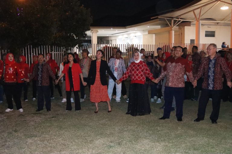 Gubernur Lampung Bersama Ketua YJI Cabang Provinsi Lampung Gelar Malam Keakraban Jambore Nasional VII Yayasan Jantung Indonesia