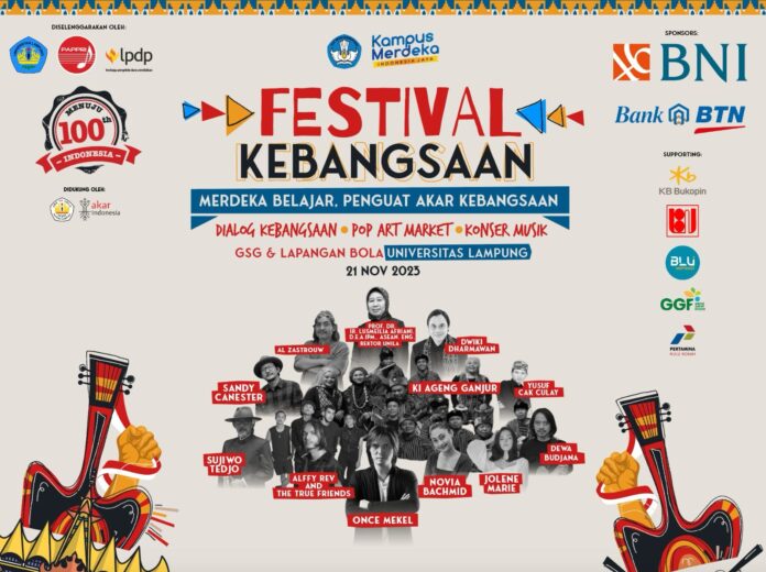 Festival Kebangsaan Unila-PAPPRI: Musik dan Semangat Nasionalisme Merajut Jiwa