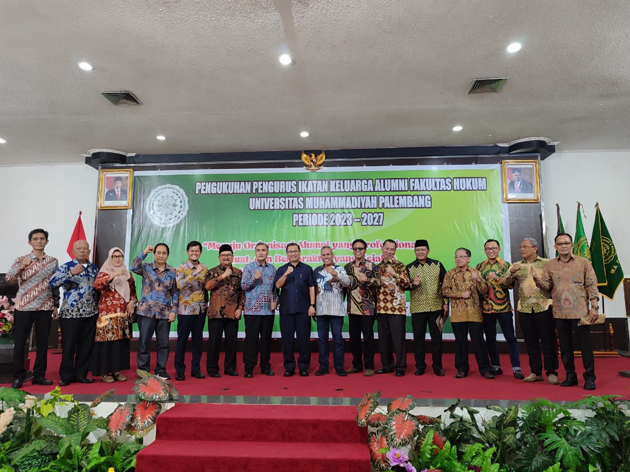 Pengukuhan Pengurus Ikatan Keluarga Alumni Fakultas Hukum Universitas Muhammadiyah Palembang