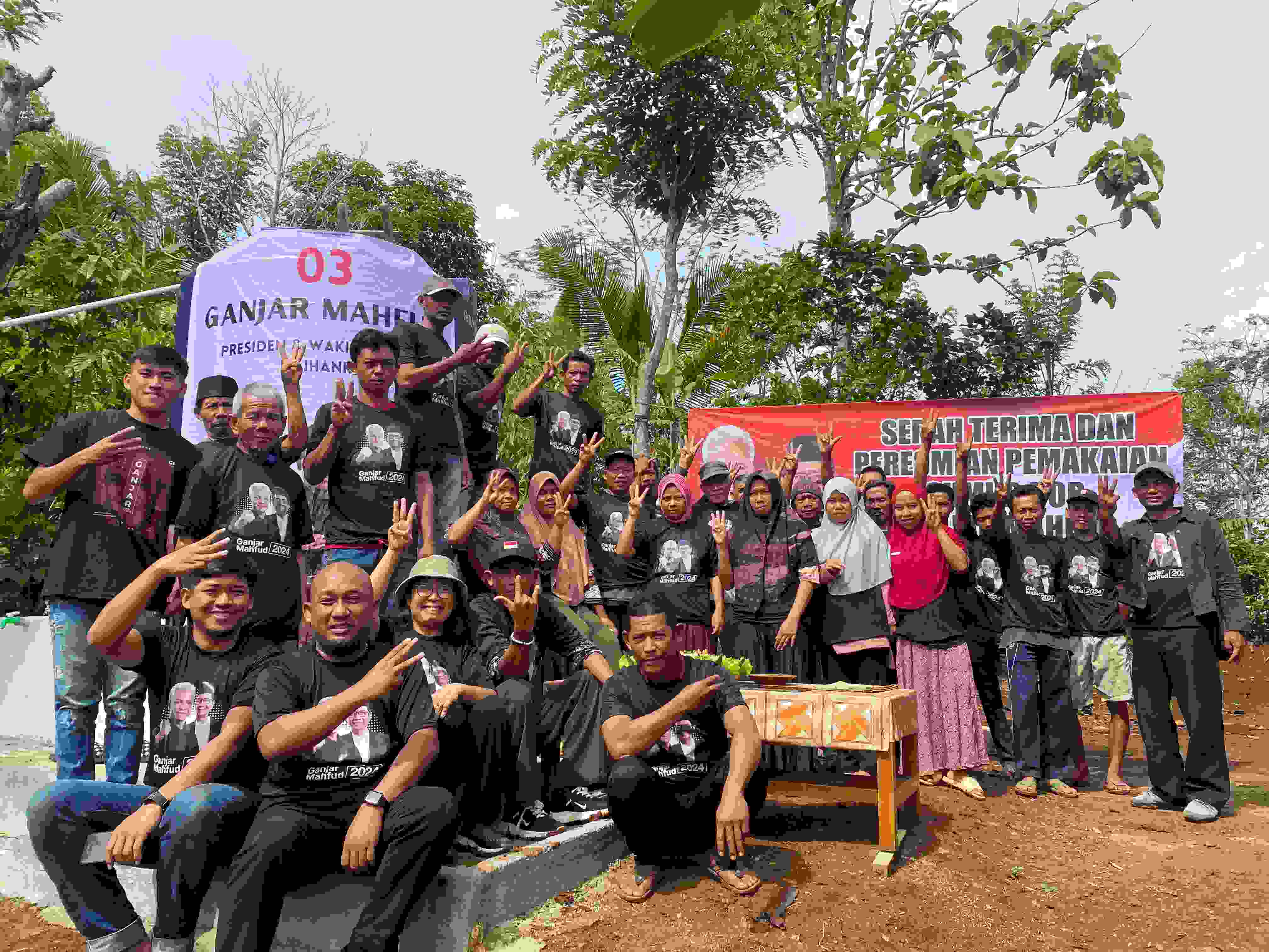 Warga Tanggamus Terima Bantuan Sumur Bor, Dari Ganjar Mahfud Atasi Kekurangan Air Bersih