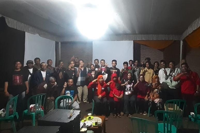 GP Nusantara Lampung Timur, Gelar Nobar Debat Capres 2024