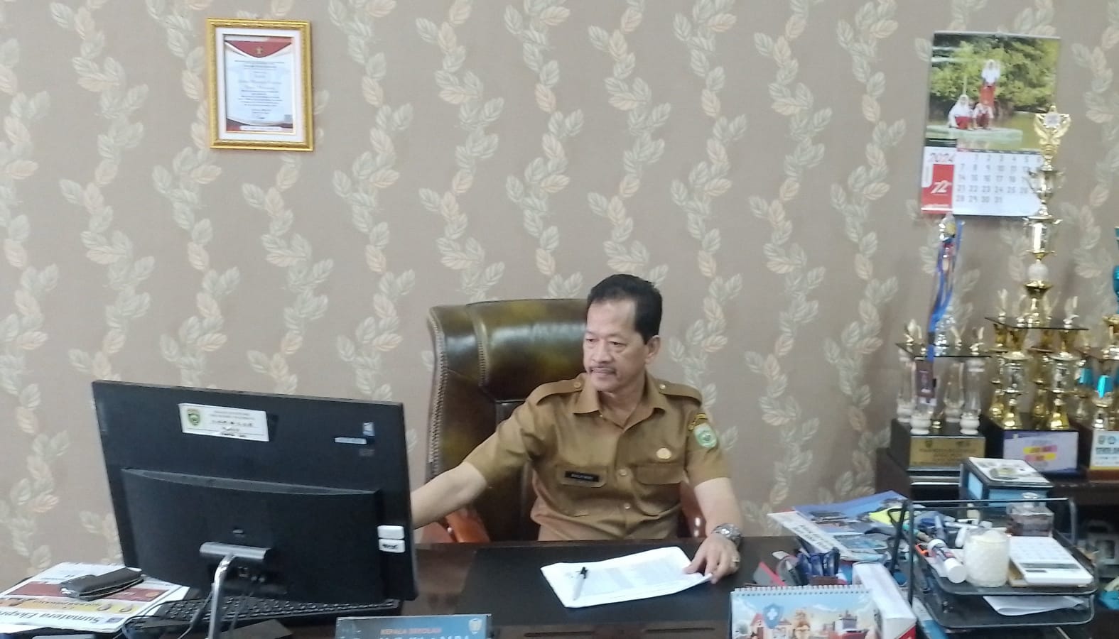 Kepsek SMK Negeri 1 Palembang, Menginginkan Yang Terbaik Untuk Sekolah Di Tahun 2024