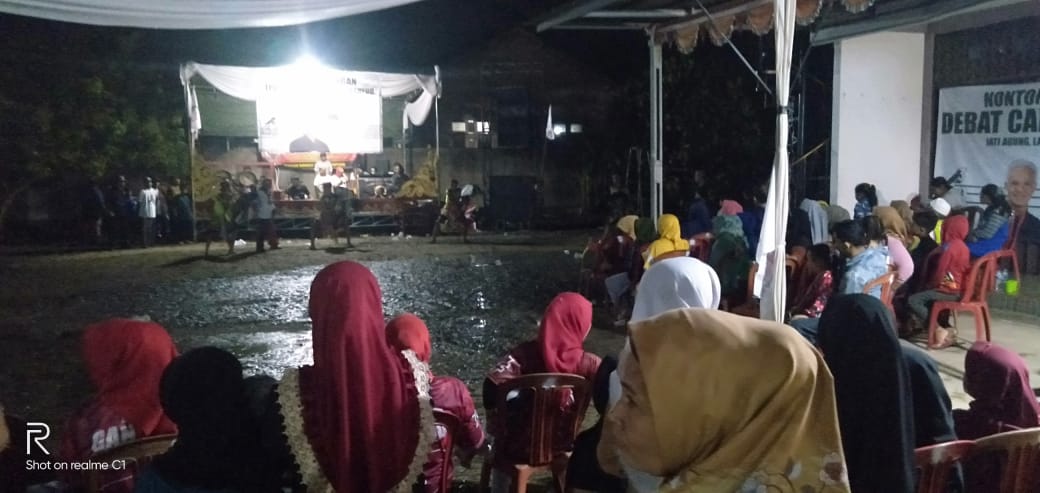 TPD Dan Relawan Ganjar-Mahfud, Gelar Seni Budaya Kuda Lumpingan di Kecamatan Jati Agung