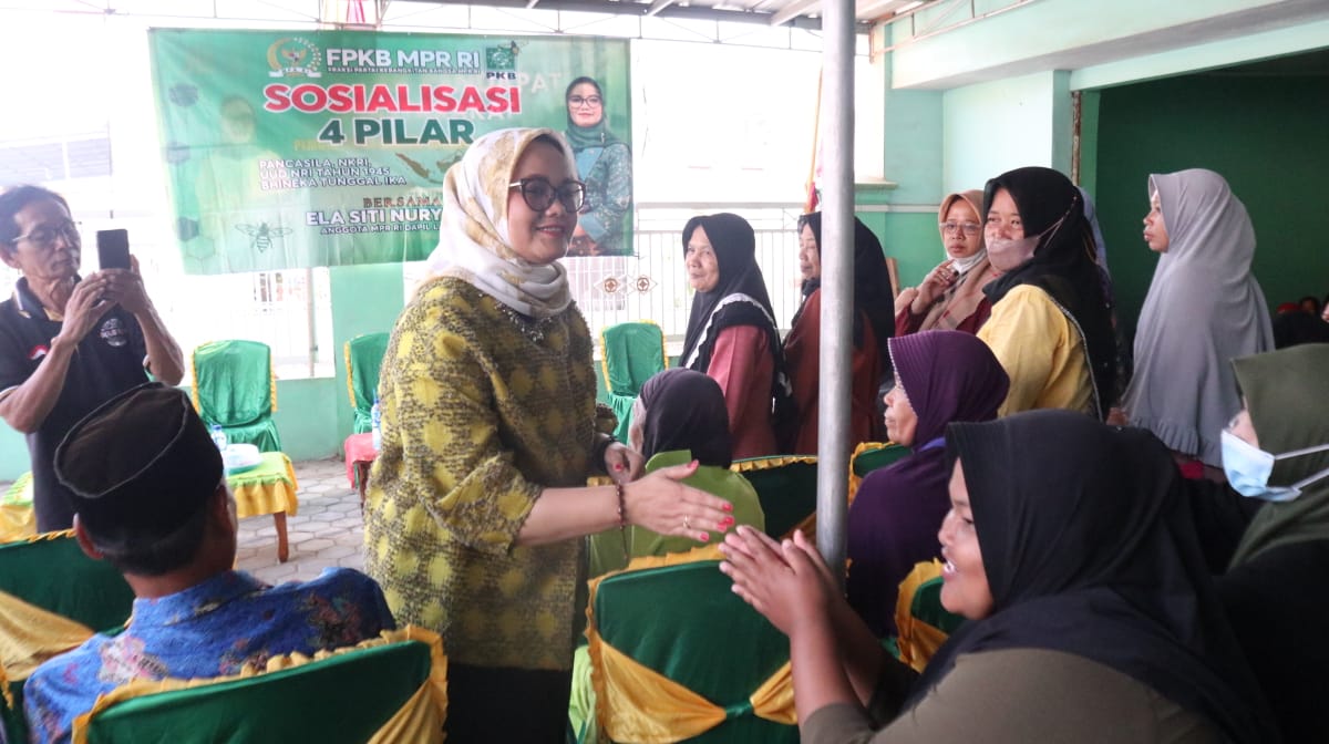 DPR RI Ella Siti Nuryamah, Gelar Sosialisasi 4 Pilar di Bandar Lampung