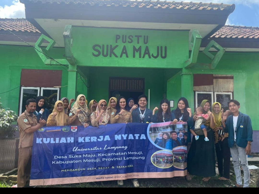 Program Mahasiswa KKN Unila Di Desa Sukamaju, Kabupaten Mesuji