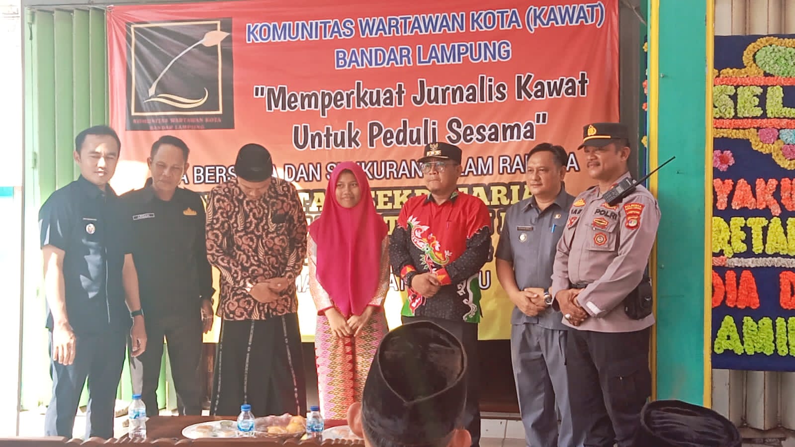 Komunitas Kawat Bandar Lampung, Mengadakan Acara Tasyakuran Dan Doa Bersama, Dengan Anak Panti Asuhan Nawawi