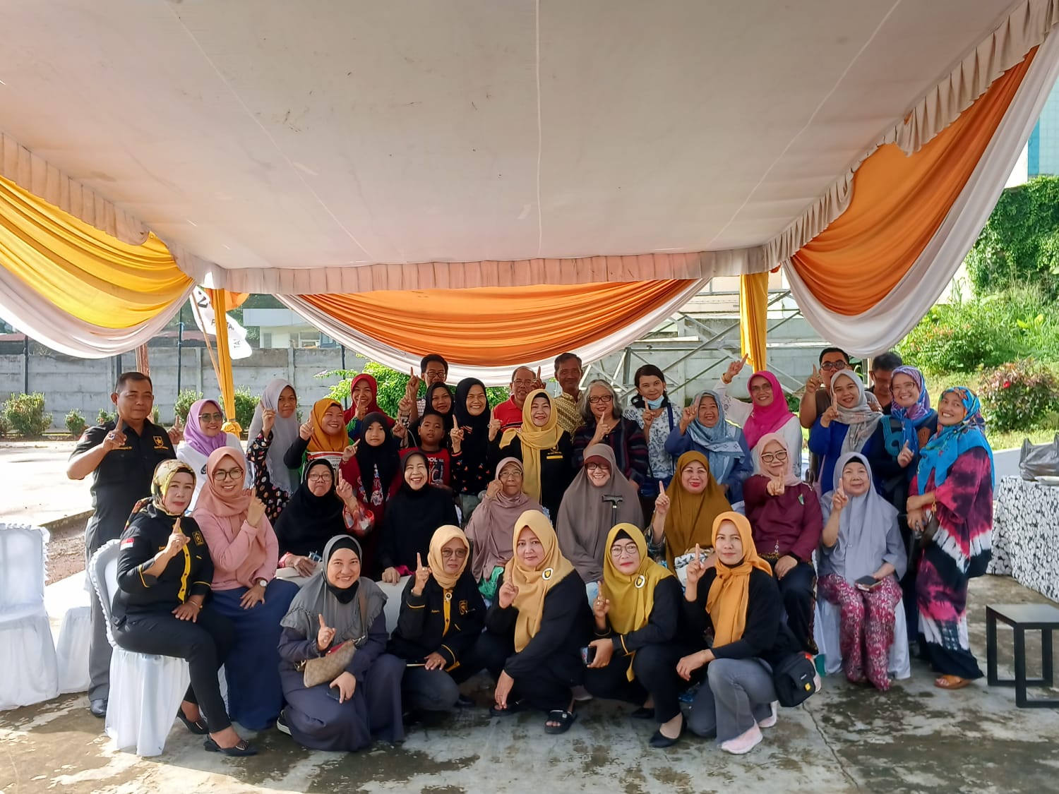 Ratna Willis Saleh, SST Bersilaturahmi Dan Sosialisasi Di Komplek Pusri Kebon Sirih