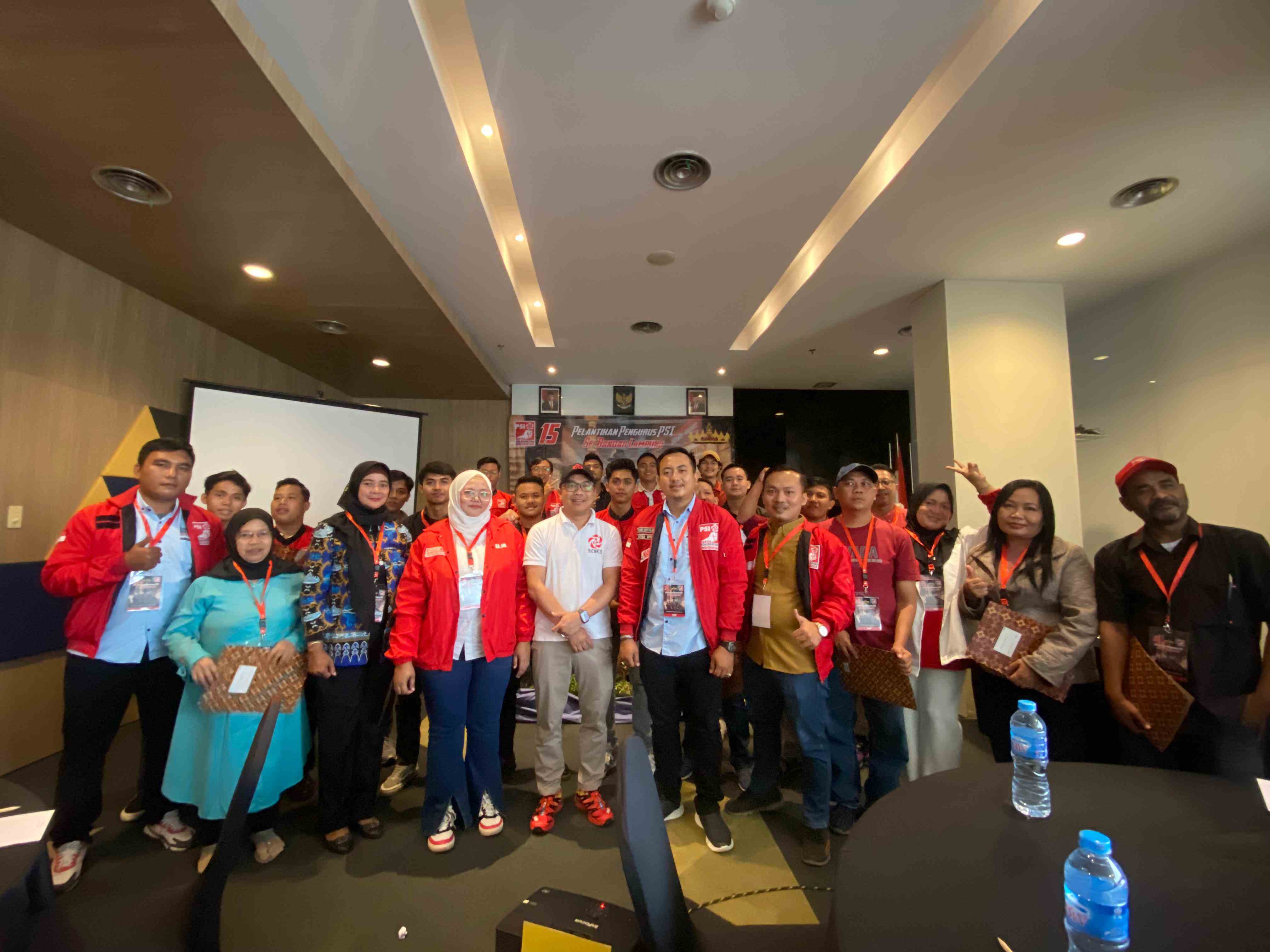 DPC Dan Sayap PSI Bandar Lampung di Lantik, Punya Tugas Khusus Saat Hari Pencoblosan