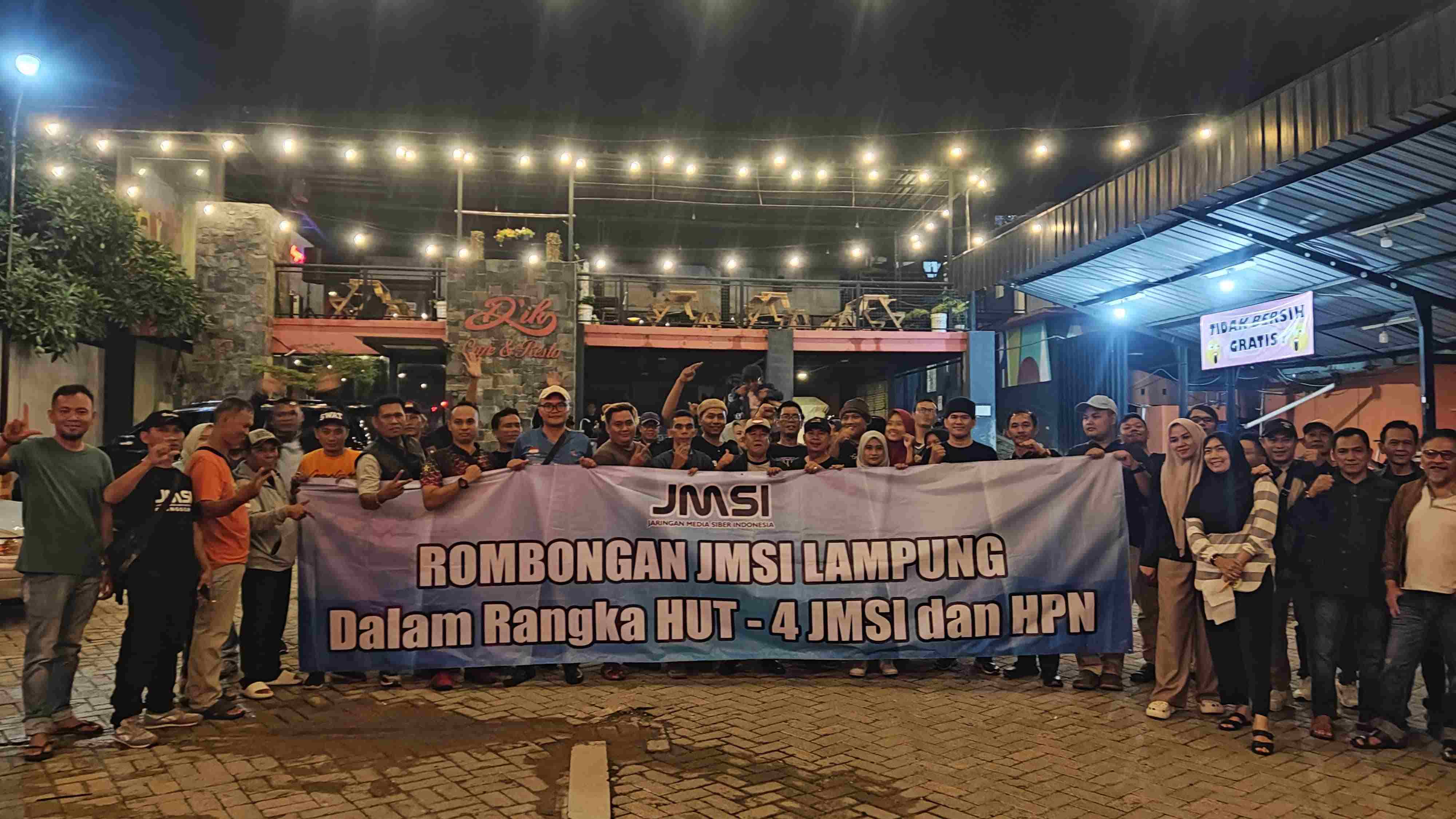 Hadiri HUT JMSI Dan HPN, Utusan JMSI Lampung Bertolak Ke Jakarta