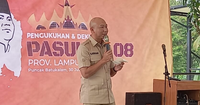 Ketua DPD Gerindra Deklarasi Relawan Pasukan 08