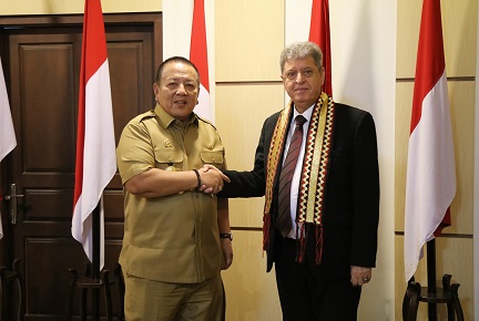 Gubernur Lampung Arinal, Menerima Kunjungan Diplomasi Kedutaan Besar Palestina