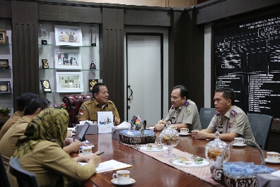 Terima Kunjungan Jajaran BPN Lampung, Gubernur Arinal Berharap Terus Tingkatkan Sinergitas yang Terjalin Baik
