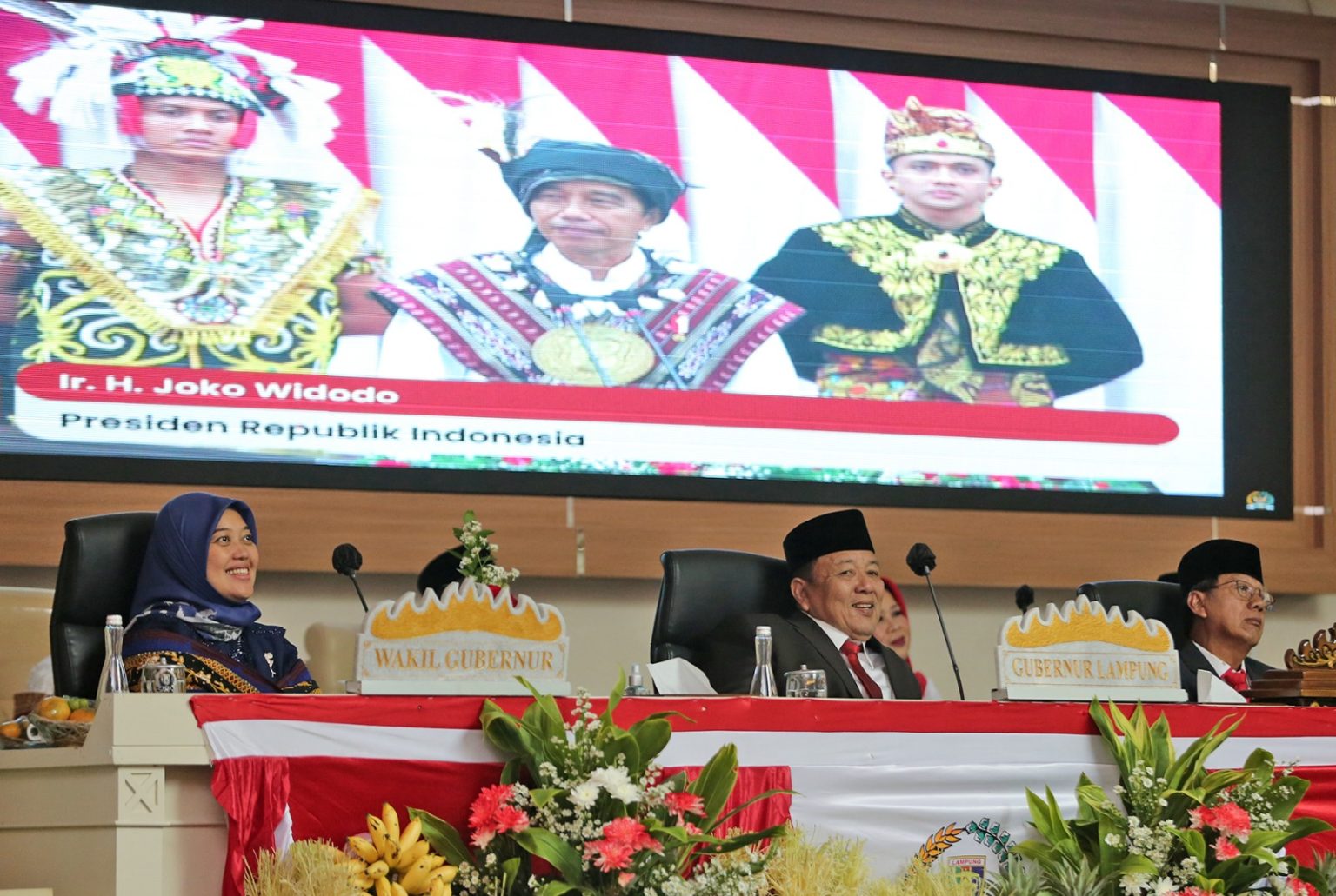 Pemprov Lampung Rapat Istimewa HUT RI Ke 78, Presiden: Indonesia Kembali Dalam Peta Percaturan Dunia