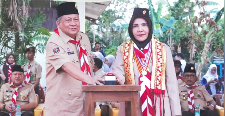 Wali Kota Eva Dwiana Buka Gebyar Perkemahan Pramuka