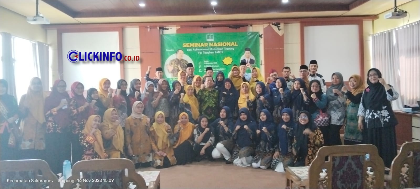 Pembicara Dr Muqowim, Guru Semangat Mengikuti Seminar Nasional