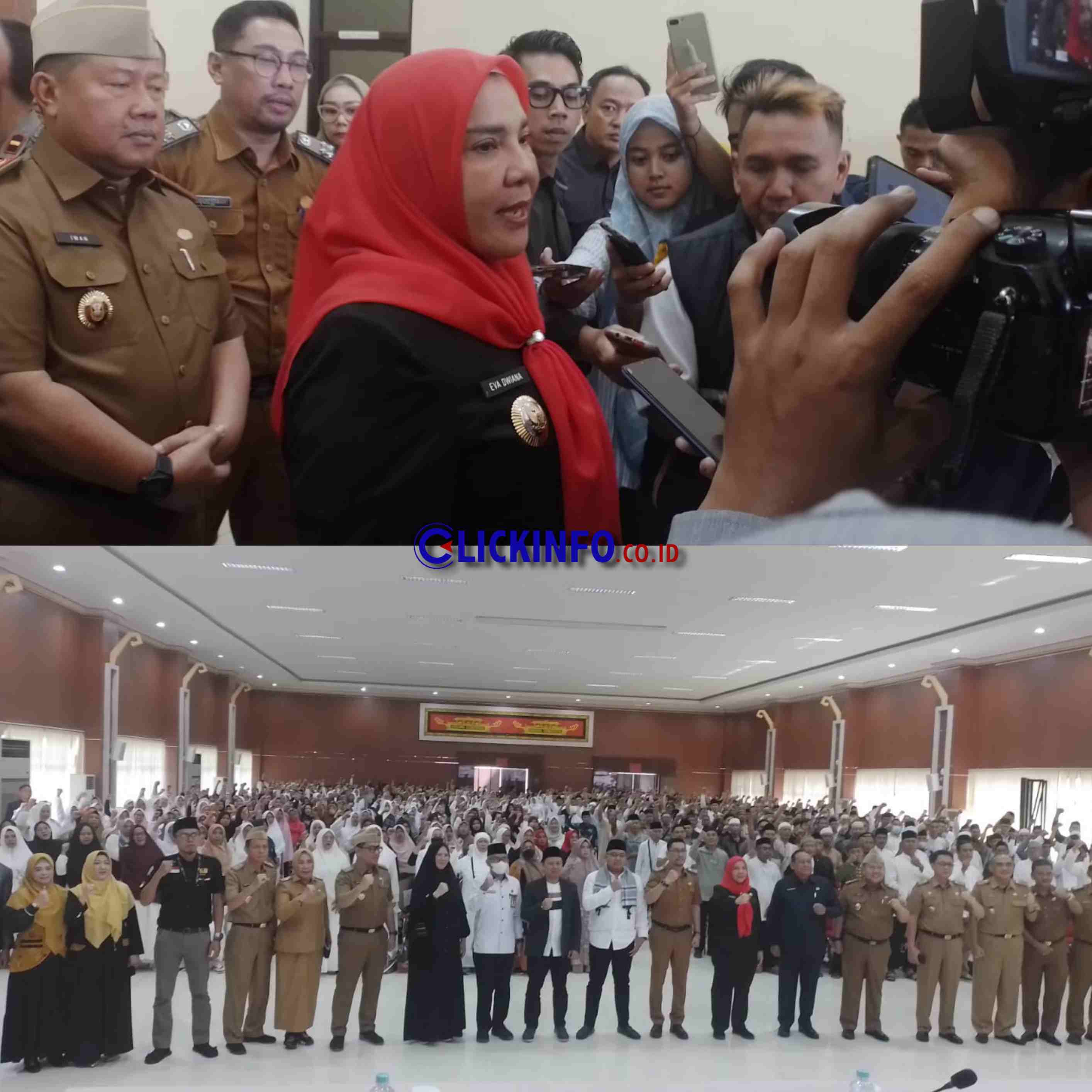Kegiatan Manasik Umroh Di Gedung Semergou Di Buka Walikota Lampung Hj. Eva Dwiana