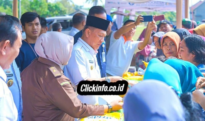 Pj Bupati Tuba Qudratul Hadiri Acara Gerakan Pangan Murah, Stabilisasi Pasokan dan Harga Pangan